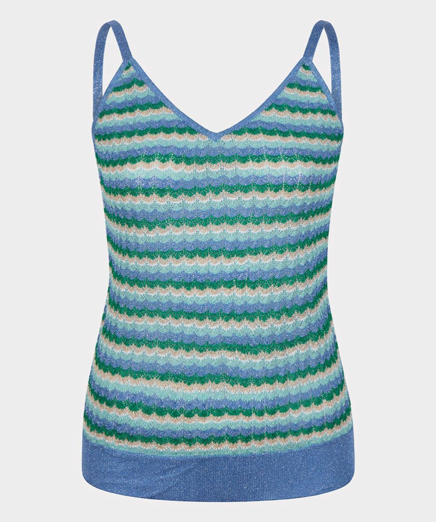 Esqualo- Zig Zag Lurex Camisole