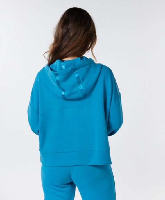 ESQUALO- Modal Hoodie in Petrol OR Black