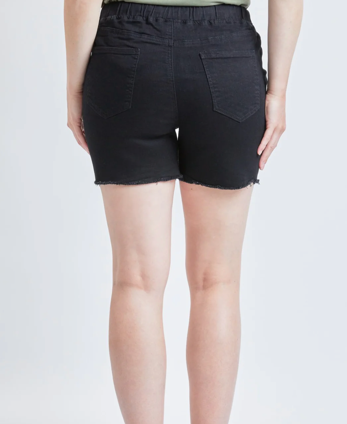 Royalty for Me- High Rise Fray Hem Jogger Shorts in Assorted Colors