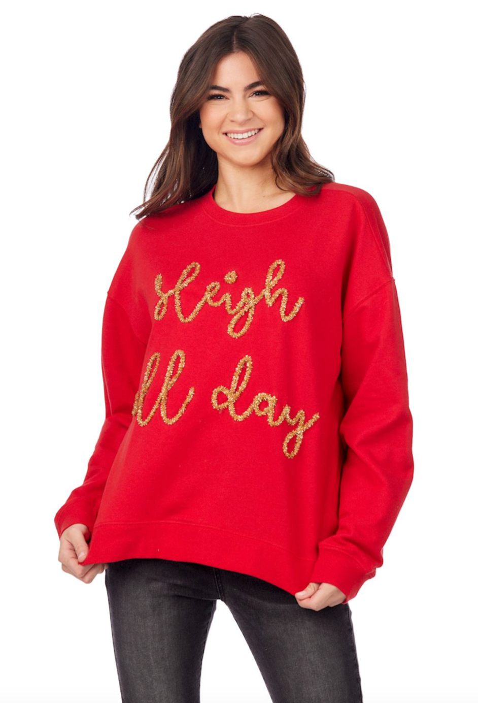 Mud Pie- Holiday Sparkle Sweatshirt