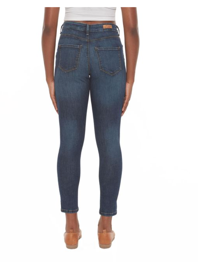 Lola Jeans- Blair Mid Rise Skinny in Cool Starry Night
