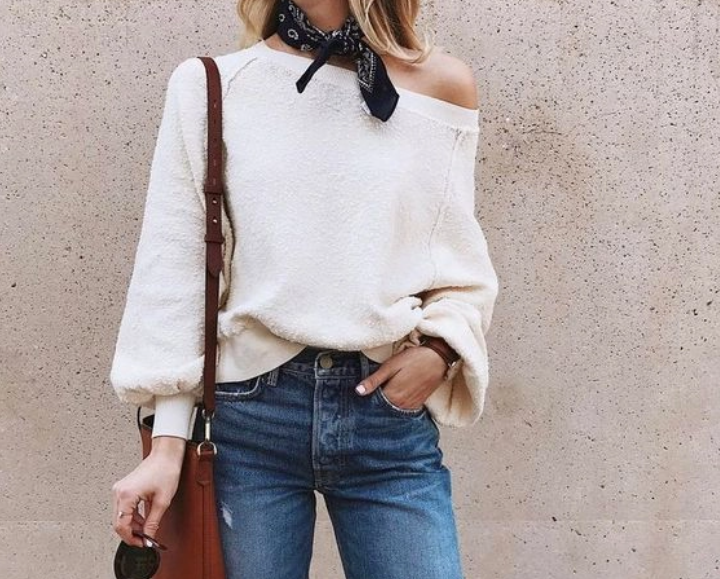 Annahmol- Upcycled Silk Scarf for Neck/Head/Bag 20x20-