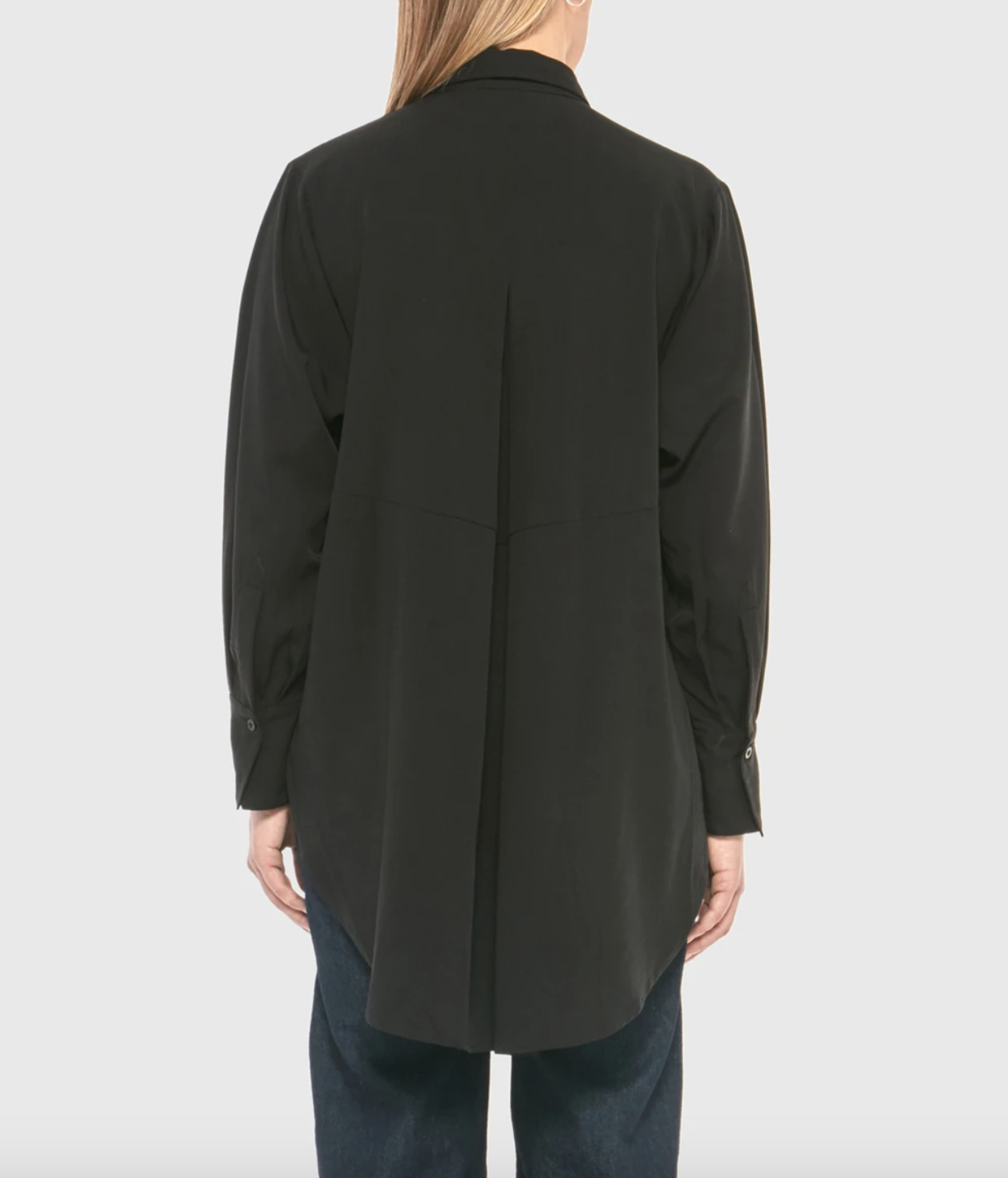 Lola Jeans- Vivian Button Up Top in Black
