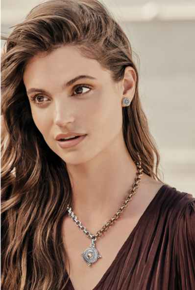 Brighton- Ferrara Virtue Winged Heart Statement Necklace