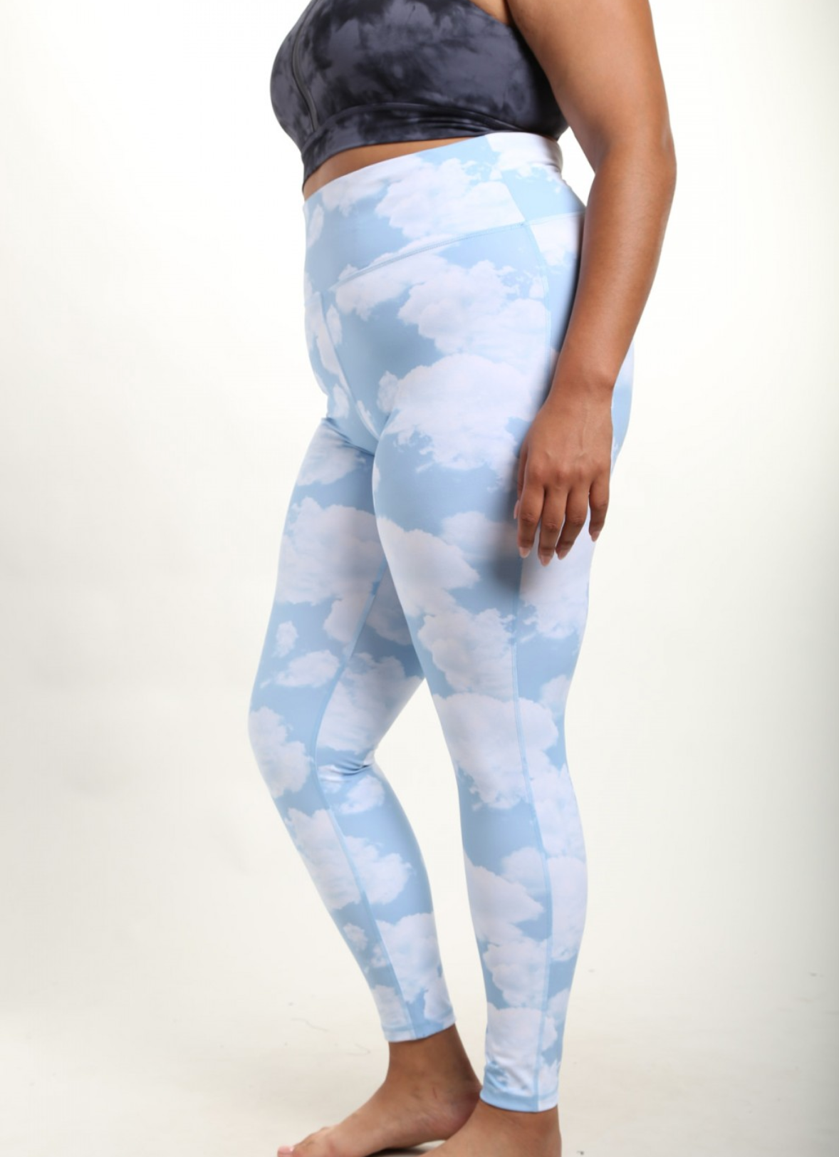 Mono B- Clouds of Shangri-La Highwaist Leggings