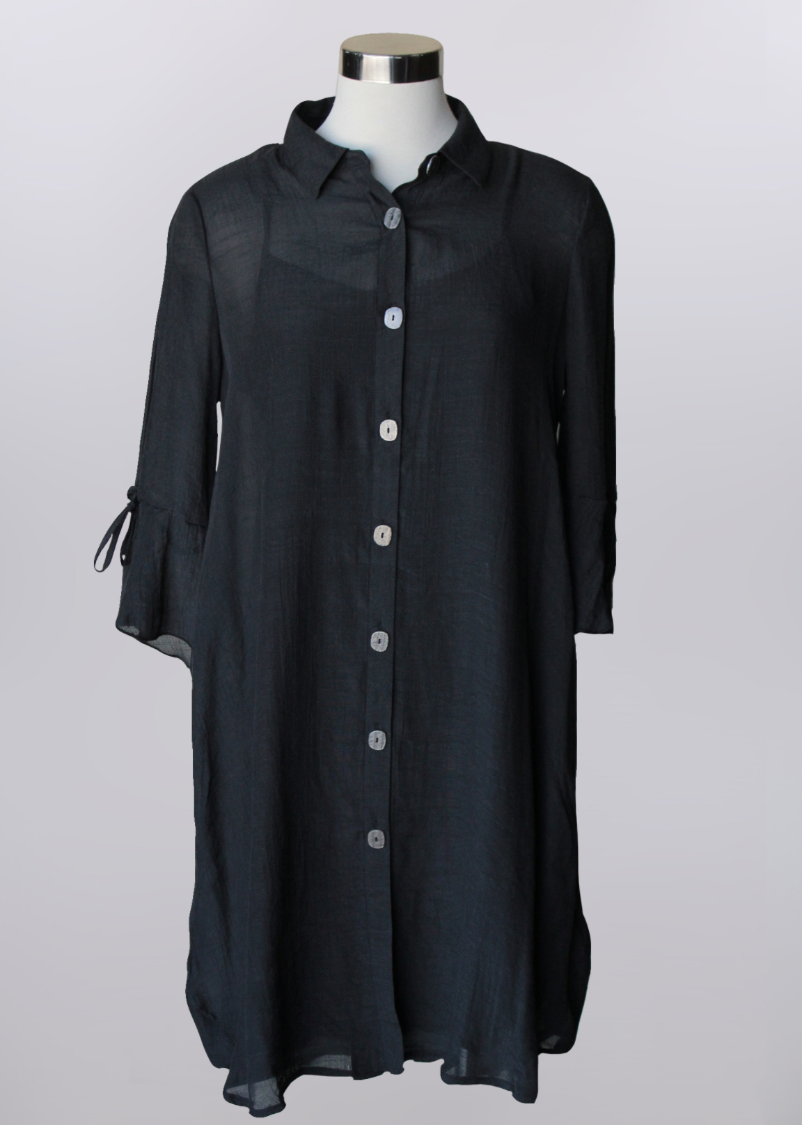 KEREN HART- SHEER DRESS WITH LINING IN ASSORTED COLORS