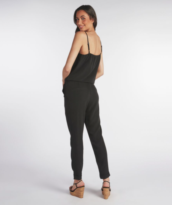 Esqualo- Summer City Jumpsuit in Black