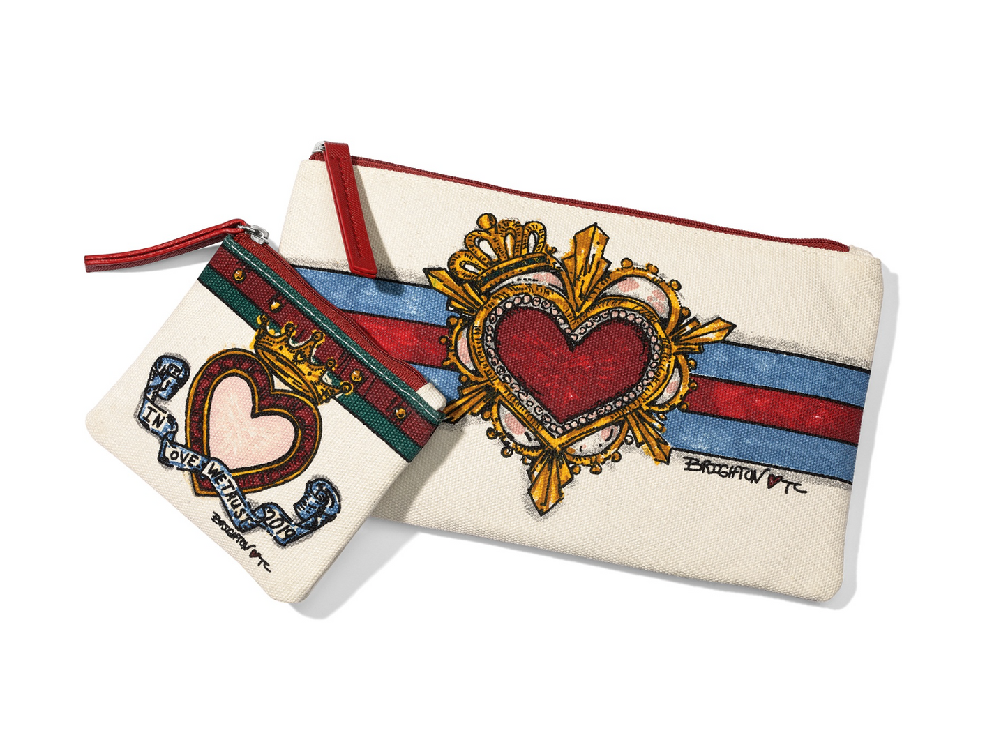 Brighton- In Love We Trust Pouch Set
