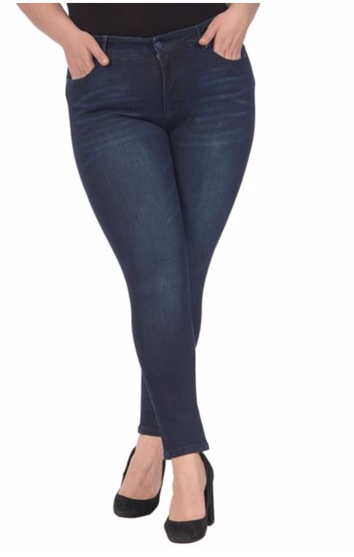 Lola Jeans- Blair Mid Rise Skinny in Midnight Blue