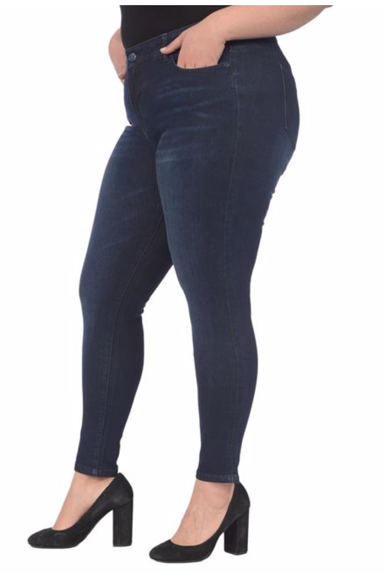 Lola Jeans- Blair Mid Rise Skinny in Midnight Blue