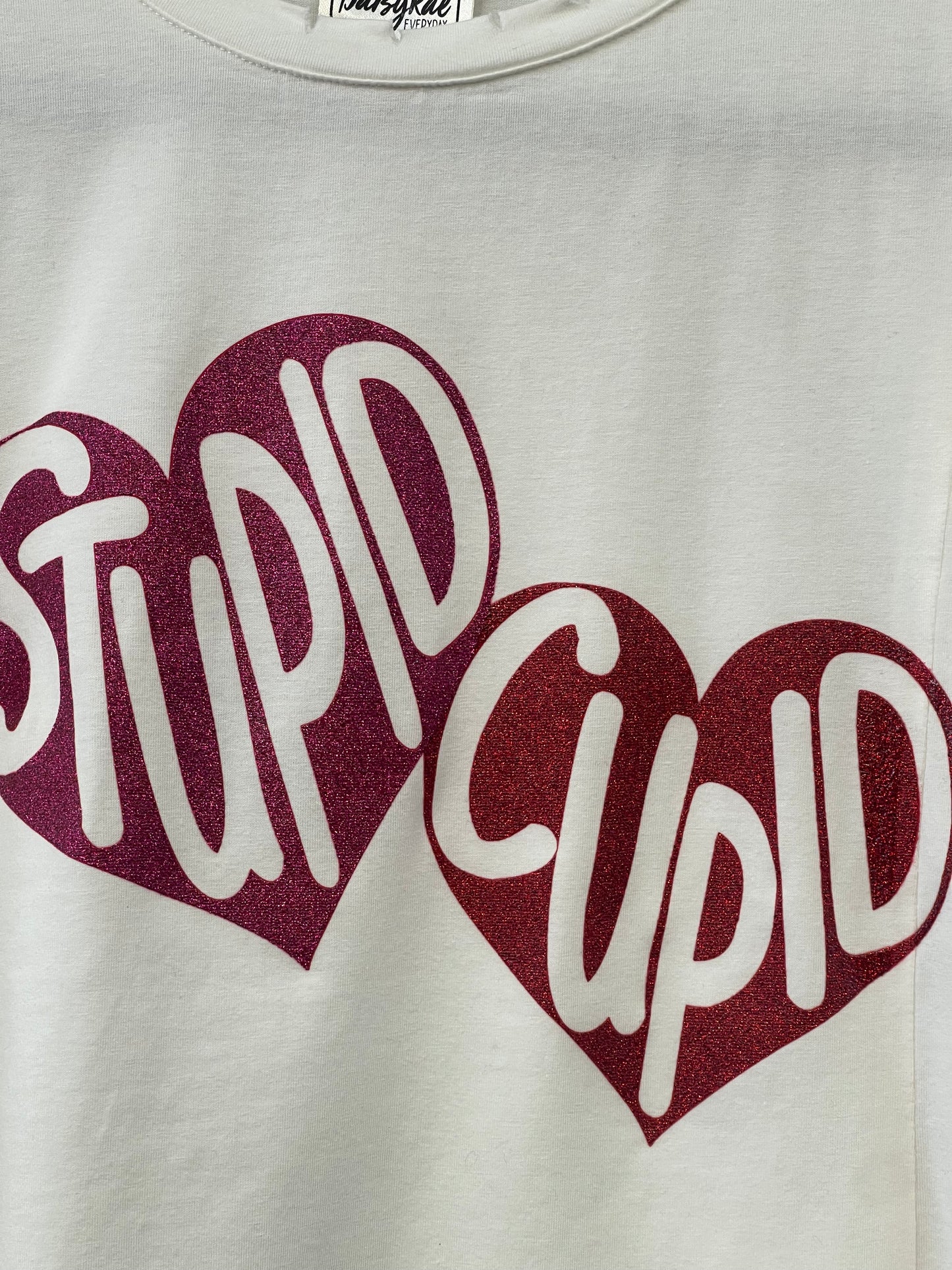 Southern Grace- Stupid Cupid Boxy Crop