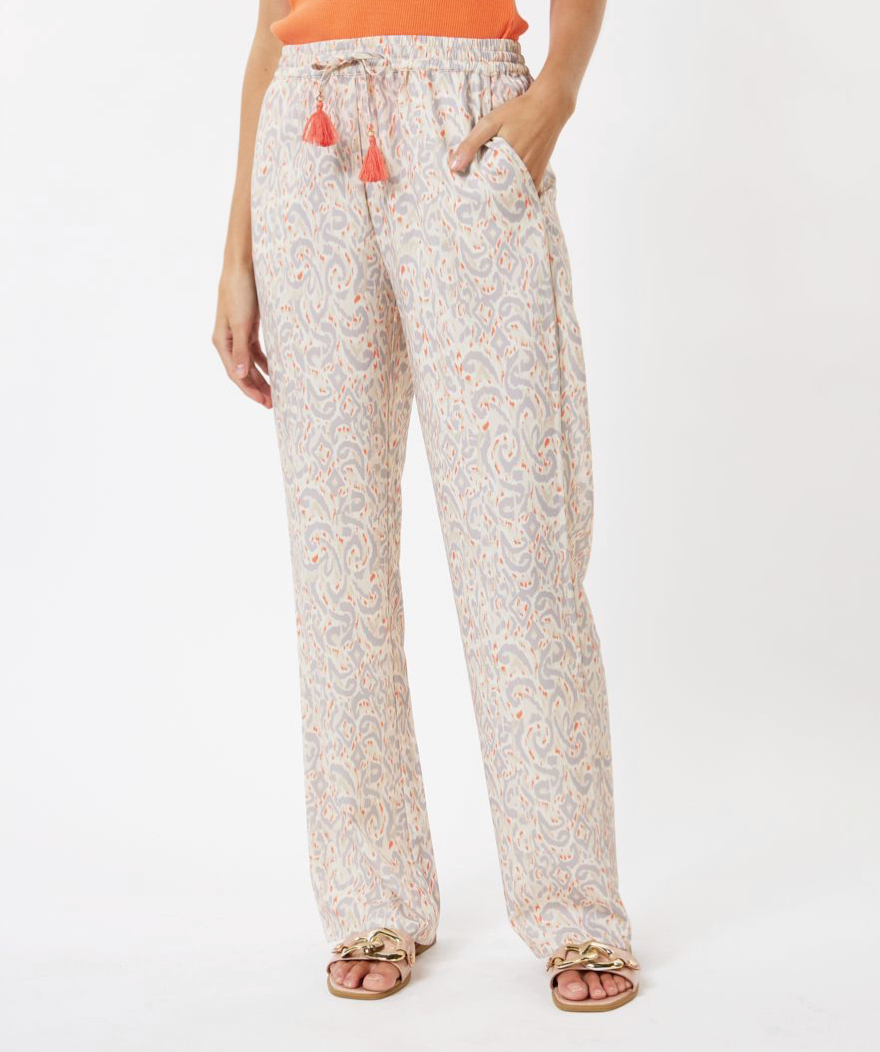 Esqualo- Sunny Vibes Drawstring Pants