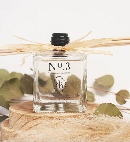 Britten & Bailey's- NO 3 PEONY, ORANGE BLOSSOM & VETIVER, REED DIFFUSER