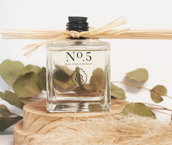 Britten & Bailey's- NO 5 VIOLET, AMBER & PATCHOULI, REED DIFFUSER