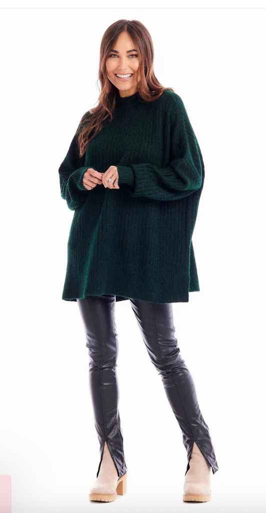 Mud Pie- Milo Ribbed Sweater in Assorted Colors