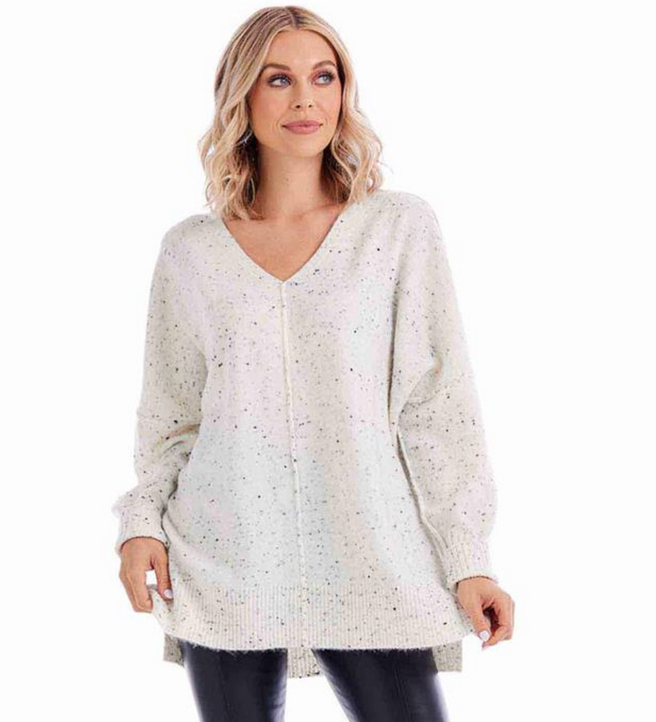 MUD PIE- Cindy V-Neck Sweater in Assorted Colors
