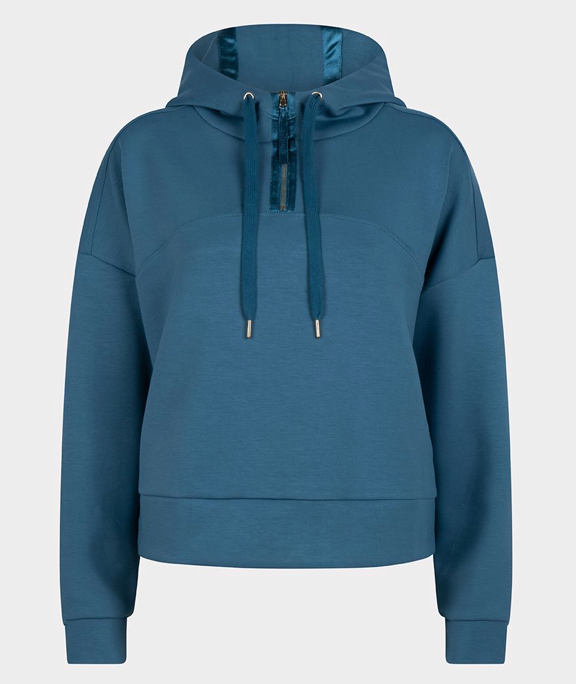 ESQUALO- Modal Hoodie in Petrol OR Black