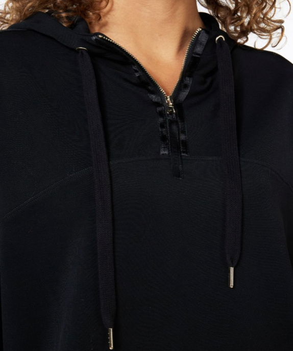 ESQUALO- Modal Hoodie in Petrol OR Black