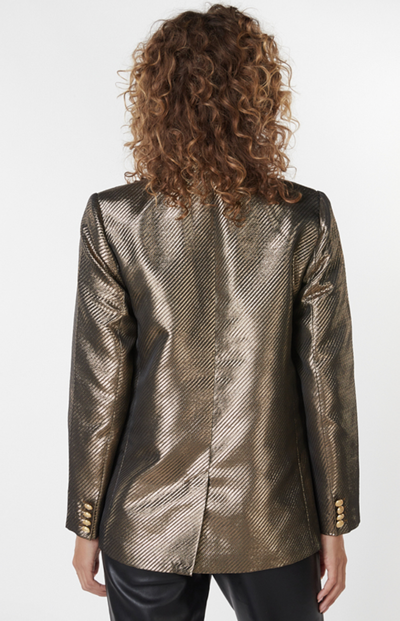 Esqualo- METALLIC GOLD BLAZER