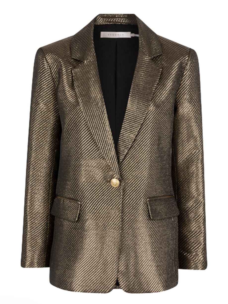 Esqualo- METALLIC GOLD BLAZER