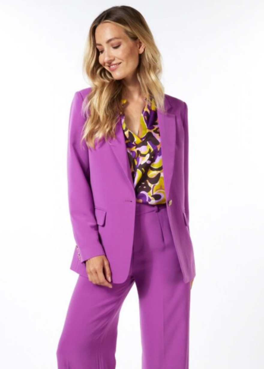 Esqualo- Blazer in Violet