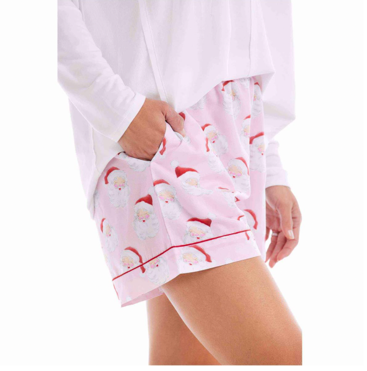 MUD PIE- HOLIDAY PAJAMA SHORT IN ASSORTED PRINTS