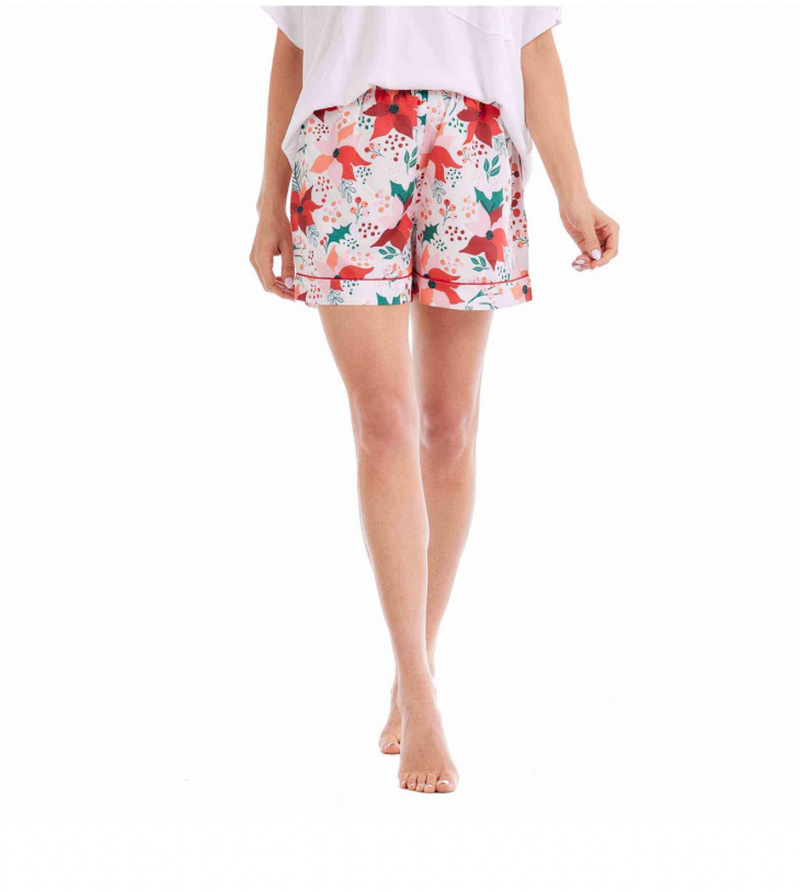 MUD PIE- HOLIDAY PAJAMA SHORT IN ASSORTED PRINTS