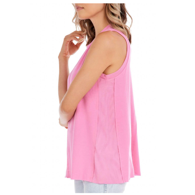 Mud Pie- Dempsey Ribbed Swing Tank in Assorted Colors