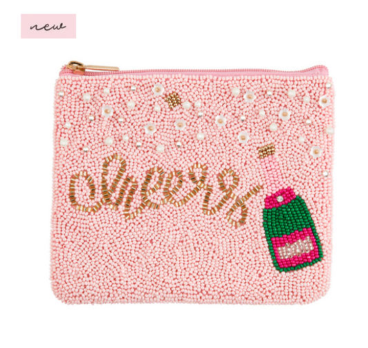 Mud Pie- Cheers Beaded Case