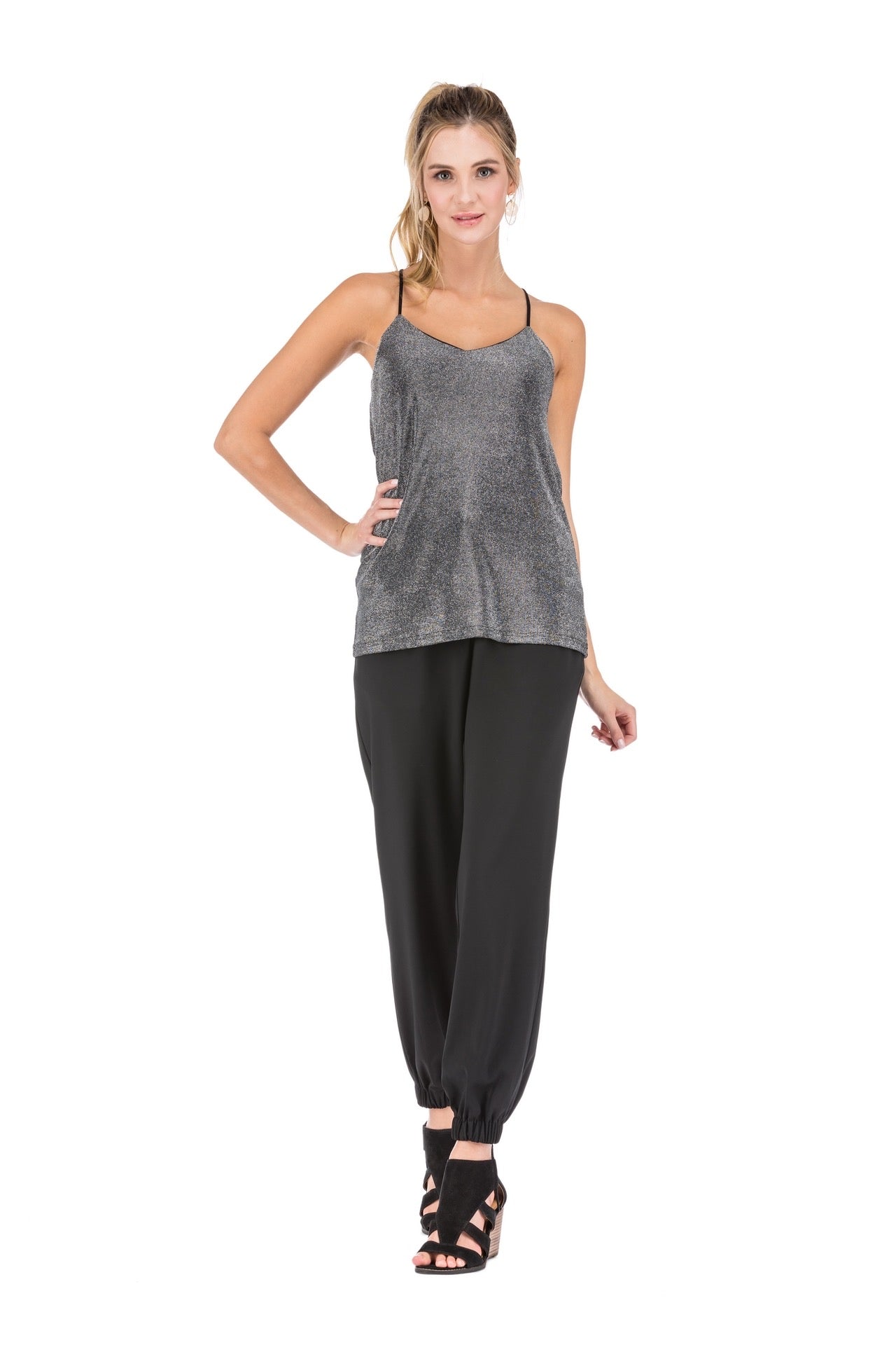 Joy Joy- Shimmer Tank in Assorted Colors