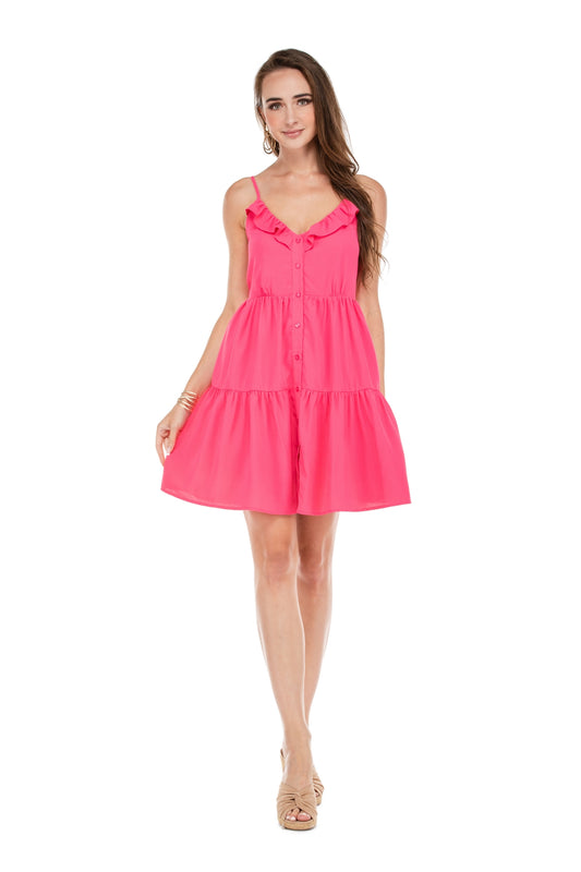 Joy Joy- Tank Tiered Dress