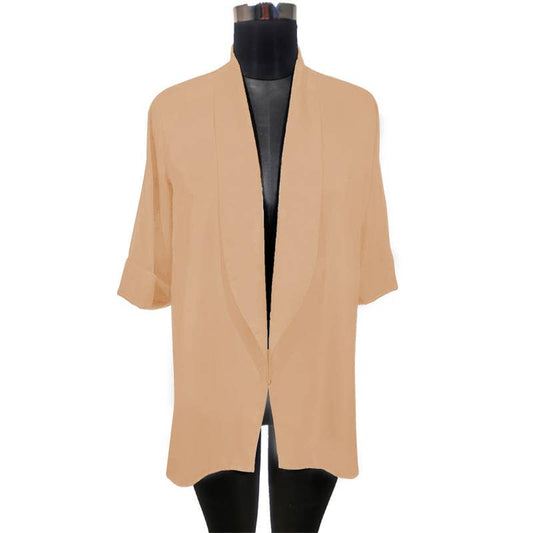 Benares- Boyfriend Jacket In Beige