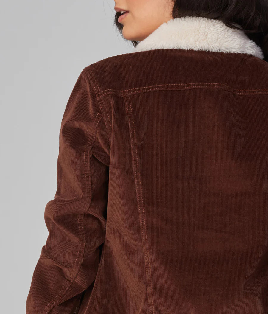 Lola- Gabriella Corduroy Sherpa Coat