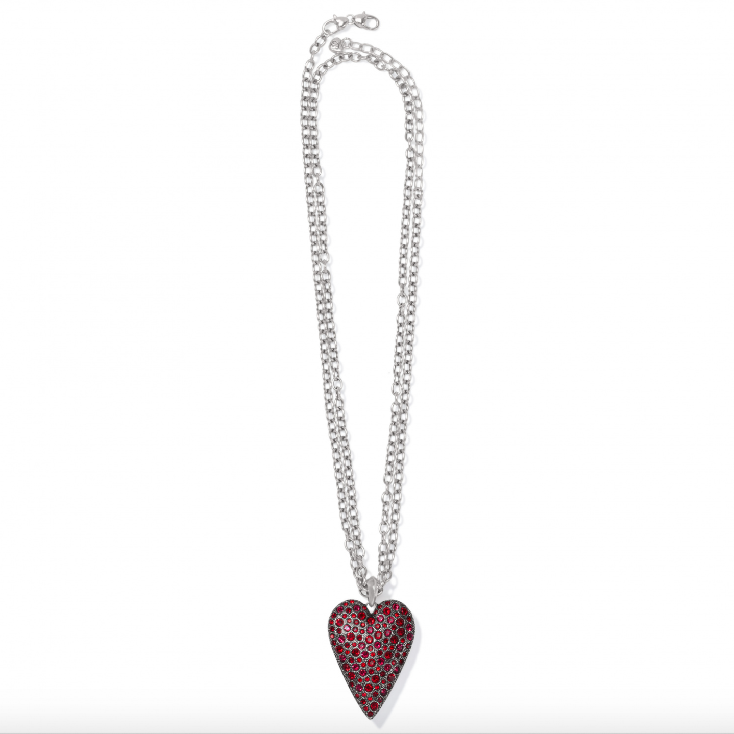 Brighton- Glisten Heart Convertible Necklace