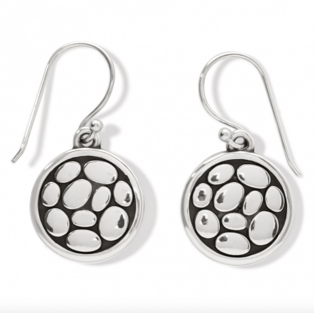 Brighton-Pebble Round Reversible French Wire Earrings