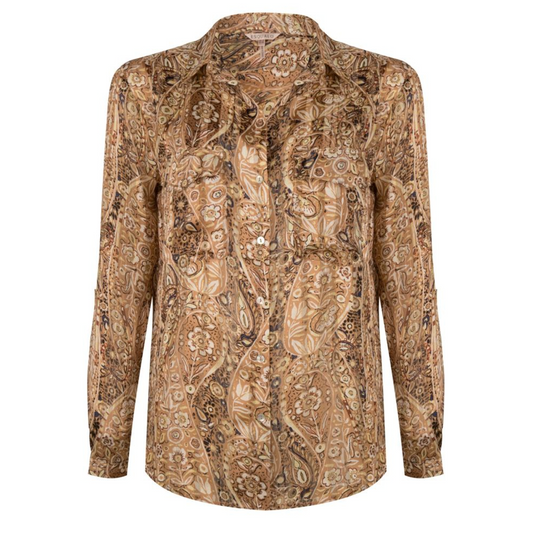 Esqualo- Oversized Paisley Blouse