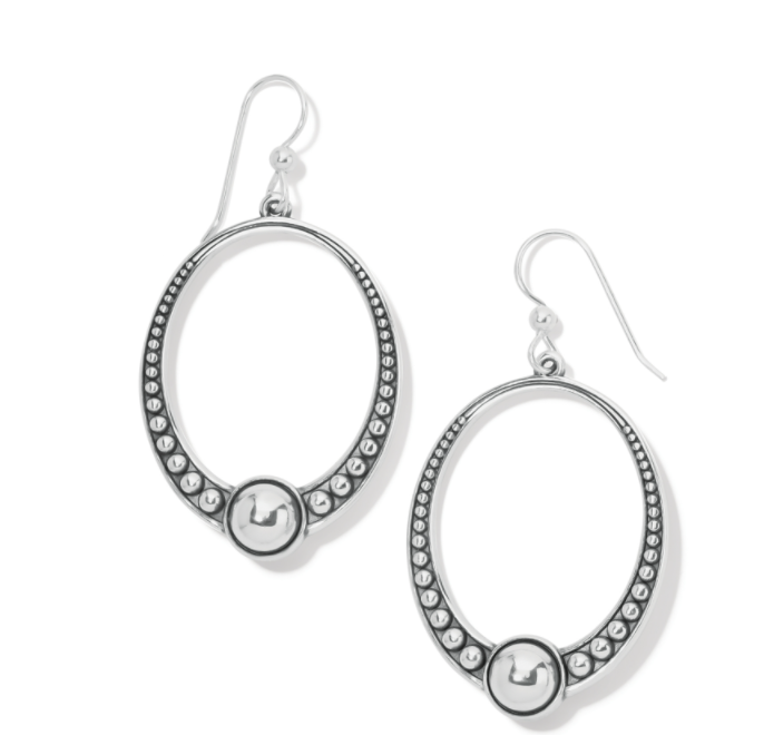 Brighton- Pretty Tough Oval French Wire Earrings