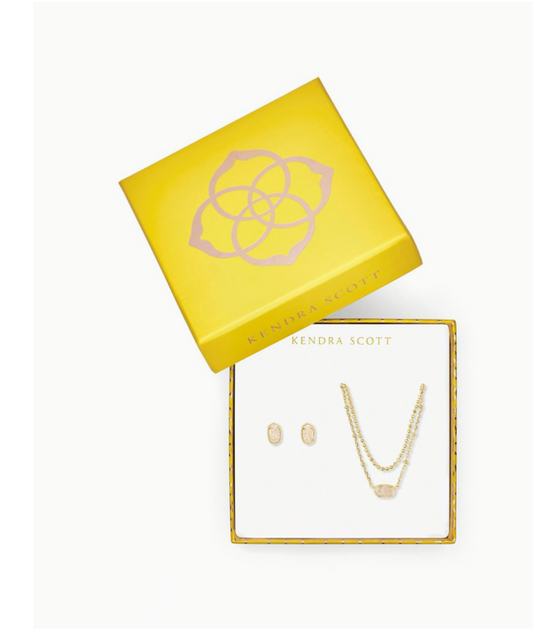Kendra Scott-Emilie Multi Strand Necklace & Earrings Gift Set