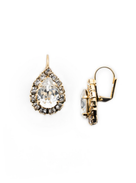 Sorrelli- Mallory Dangle Earrings in Crystal