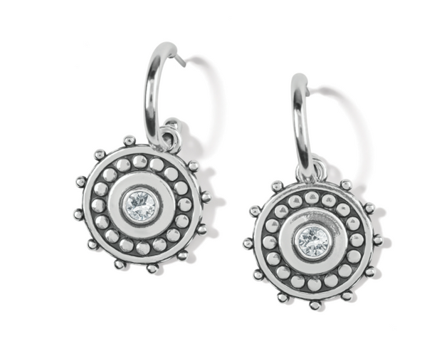 Brighton- Pebble Dot Medali Reversible Hoop Earrings