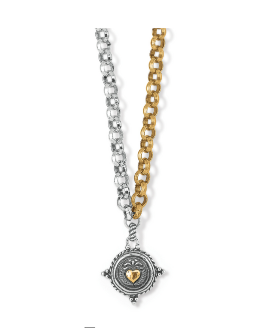 Brighton- Ferrara Virtue Winged Heart Statement Necklace