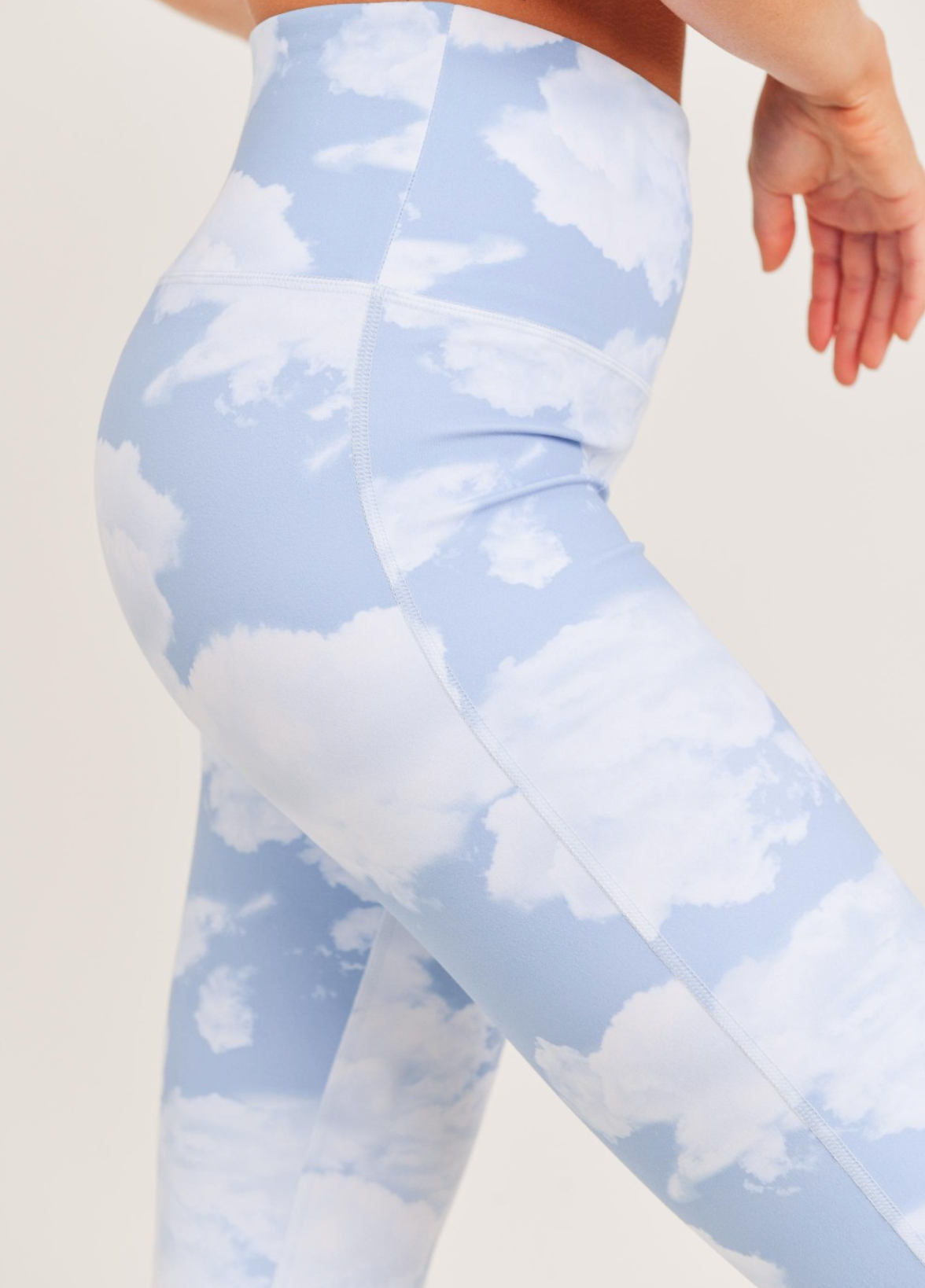 Mono B- Clouds of Shangri-La Highwaist Leggings