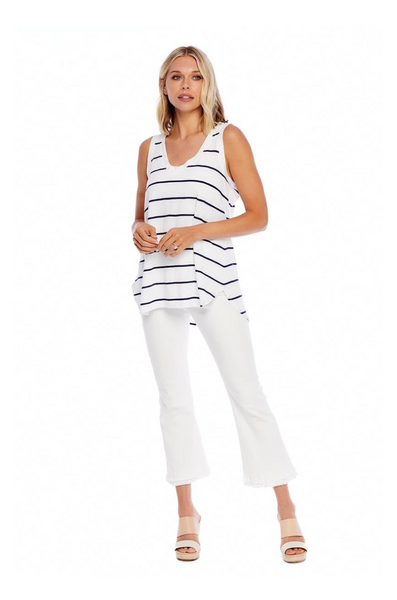 Mud Pie- Rio Striped Tank in Assorted Colors