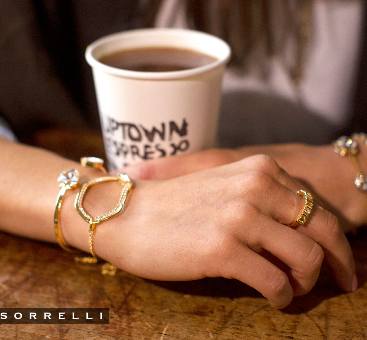 Sorrelli- Perfectly Pretty Cuff Bracelet in Crystal