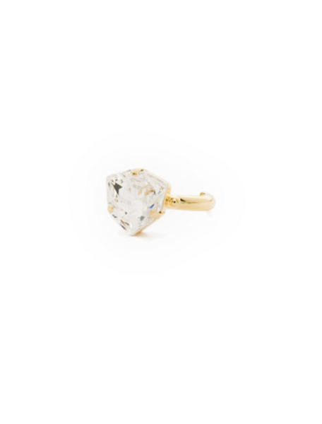 Sorrelli- Perfectly Pretty Band Ring in Crystal Gold