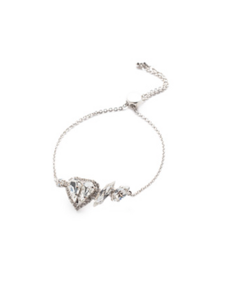 Sorrelli- Vida Slider Bracelet in Silver Crystal