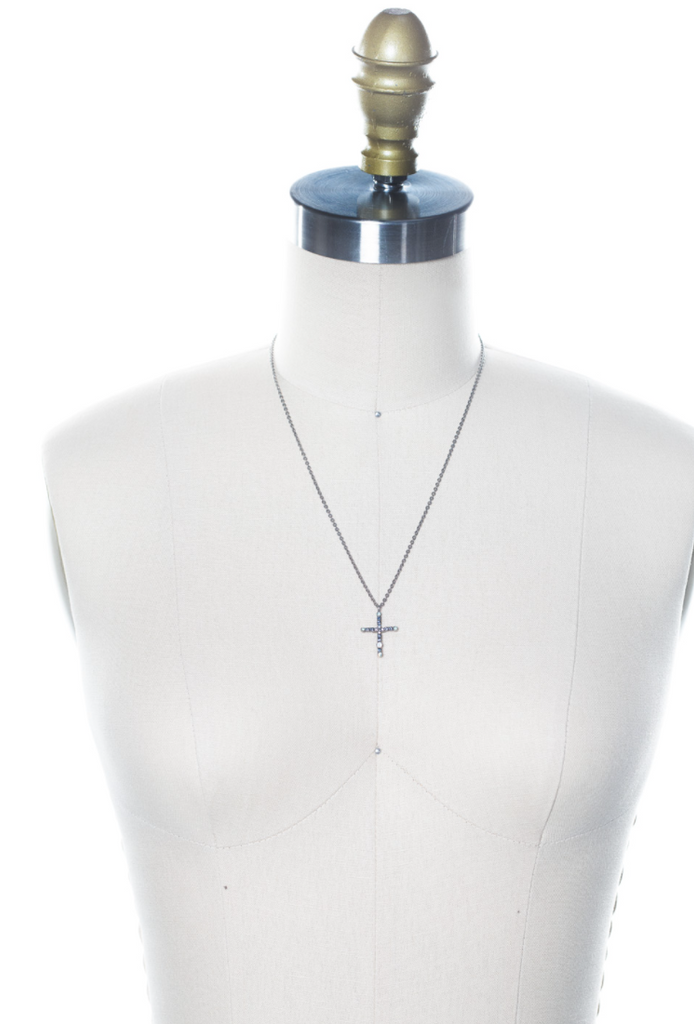 Sorrelli- Angelica Pendant Necklace in Night Frost
