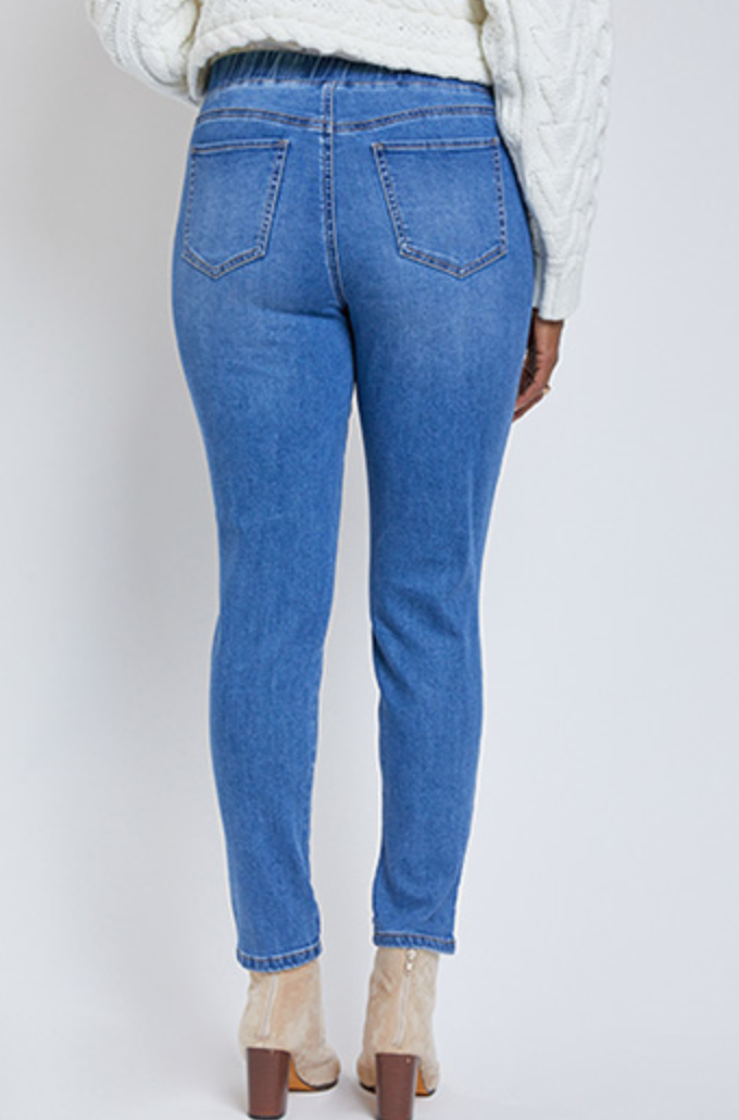 Royalty for Me- High Rise Pull on Jegging in Assorted Colors