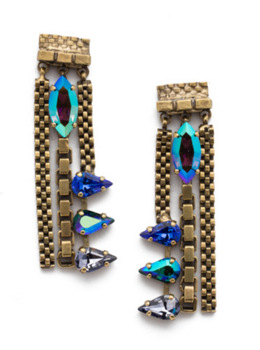 Sorrelli- Brienne Drop Earring in Game of Jewel Tones