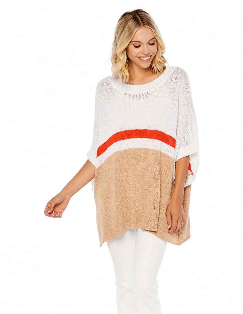 Mud Pie- Addy Striped Pullover One Size